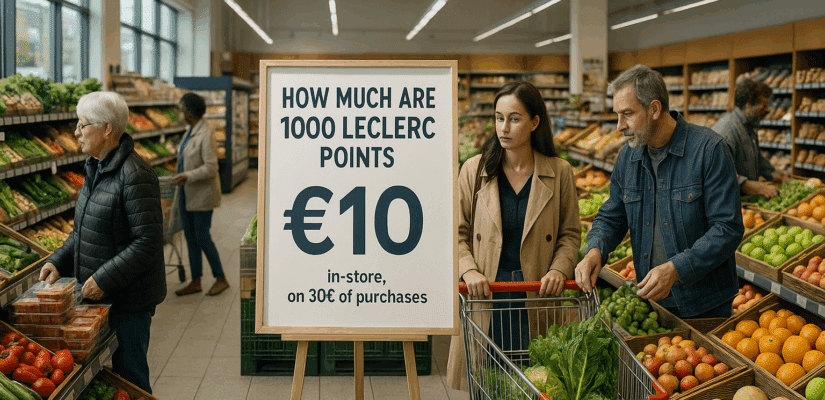combien valent 1000 points leclerc