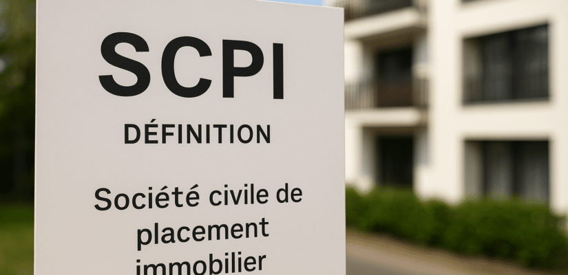 ecrire "d&eacute;finition scpi" sur fond blanc